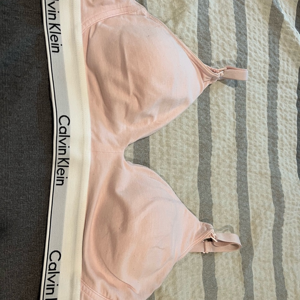 Calvin Klein Light Pink Nursing Bralette